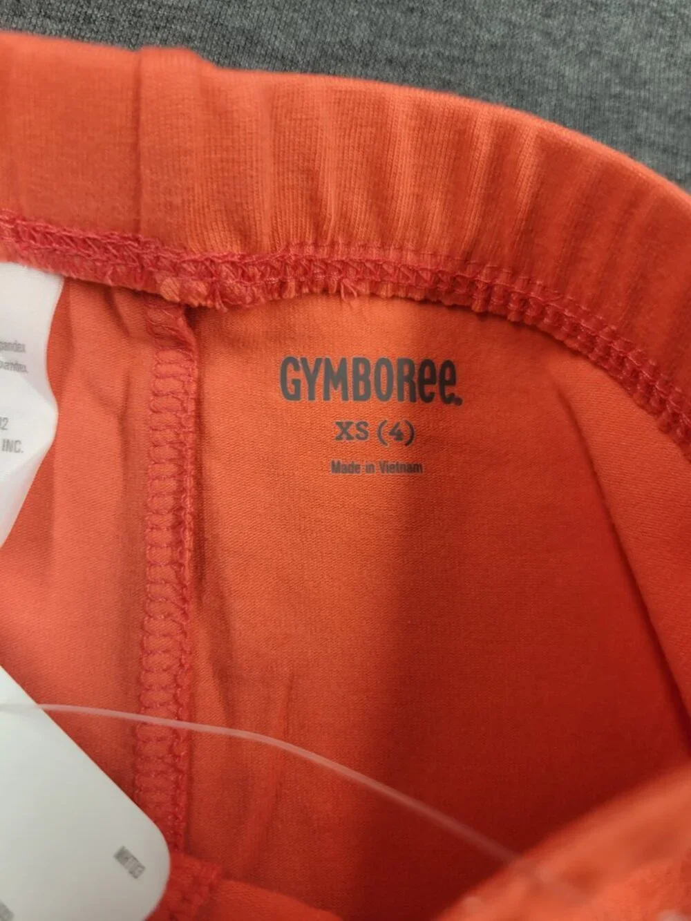 Gymboree girls leggings size 4 orange New with tags